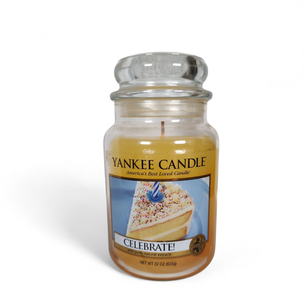 Yankee Candle Celebrate Birthday Cake 22oz Candle Retired Unburned  Housewarmer